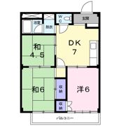 シティハイツハサマの間取り画像