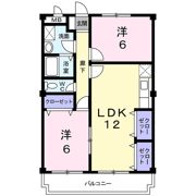 シャトー志水の間取り画像