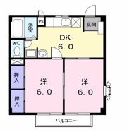コンフォートスペース服部Bの間取り画像