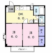コンフォートスペース服部Bの間取り画像