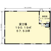 馬場町宮脇173工場の間取り画像