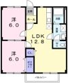 ジュネスコーポの間取り画像