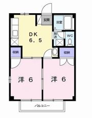 メゾン福原の間取り画像