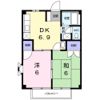 ハイツ南出1の間取り画像