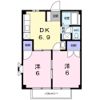 ハイツ南出2の間取り画像