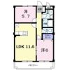 アメニティ前栽1号館の間取り画像