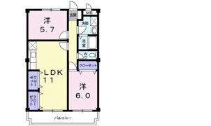 アメニティ前栽1号館の間取り画像