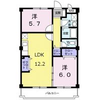 アメニティ前栽2号館の間取り画像