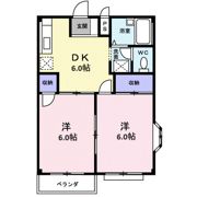 エルディム杉山Aの間取り画像