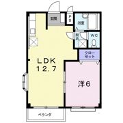 エルディム杉山Bの間取り画像