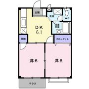 セピアハイツアラキAの間取り画像