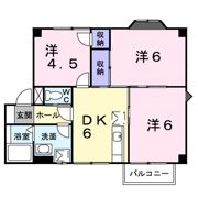 プラドール高松Bの間取り画像