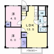 エルディムユーユー2の間取り画像