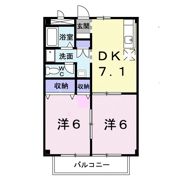 パルネット石田の間取り画像