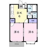 エルディム永原Ⅰの間取り画像