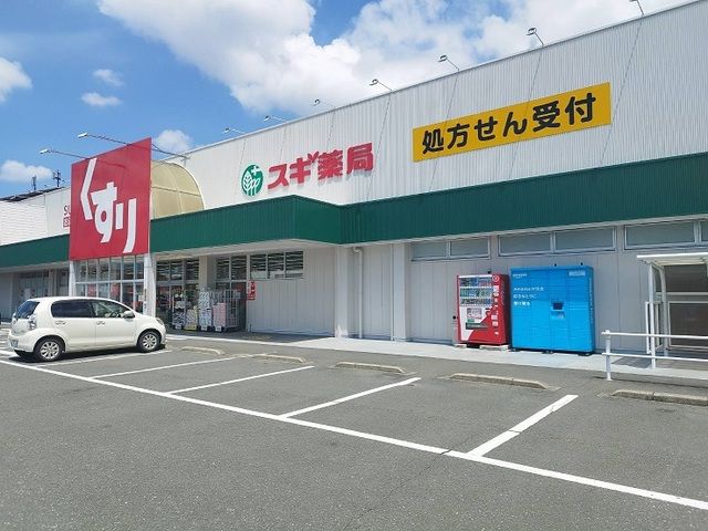 近くのスギ薬局まで800m（徒歩10分）