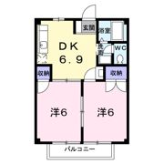 メゾンドボナールの間取り画像