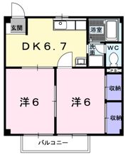 アクティブ田沢Ⅰの間取り画像