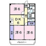 ミローズコートの間取り画像