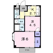 ティンセルハウスAの間取り画像