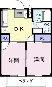 アネックス加藤Bの間取り画像
