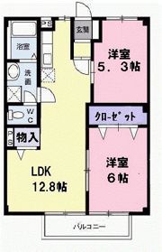 バンブーヒルズの間取り画像