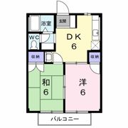 コーポラスHARAの間取り画像