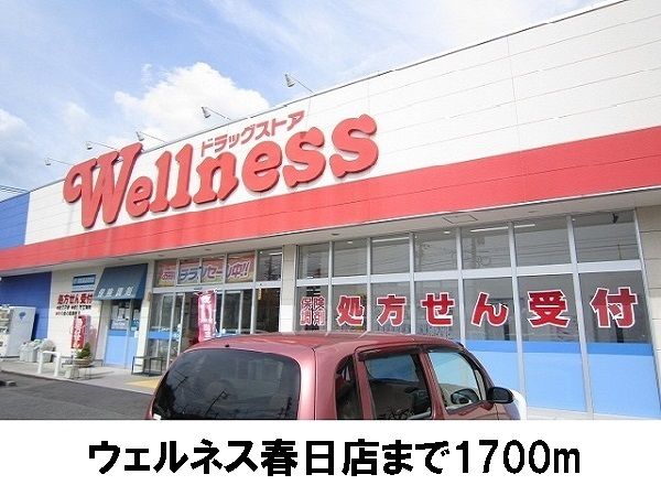 近くのウェルネス春日店まで1,700m(徒歩22分)