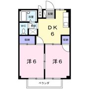 シティハイツ天王 Cの間取り画像