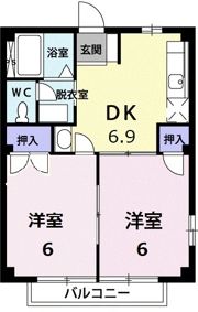 シティAの間取り画像