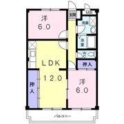 サンハイム亀の井の間取り画像