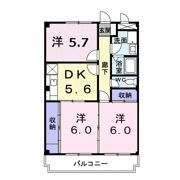 牛川ヒルズの間取り画像
