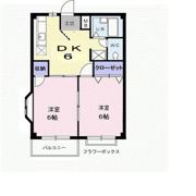 エルディム西本Bの間取り画像