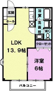 ガーデンハウス福田の間取り画像