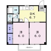 くらしきグリーンハイツの間取り画像