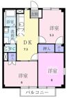 ミクロコスモスBの間取り画像
