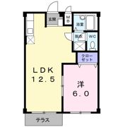 ピュアーハイツBの間取り画像