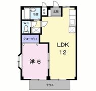 コーポ恵里の間取り画像