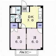 ハイツ中休場の間取り画像