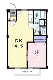 クレスト高見の間取り画像