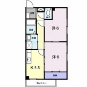 レインボーマンションの間取り画像
