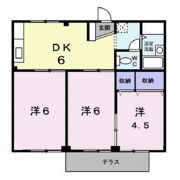 シティハイツあやの間取り画像