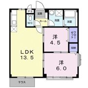 エルディム北Bの間取り画像