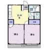 エルディム明日香の間取り画像