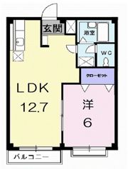 エルディムパークの間取り画像
