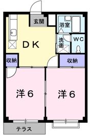 グリーンハイツ厚川の間取り画像