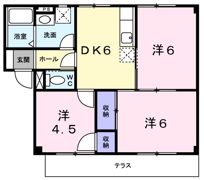 スカイハイツ王塚台の間取り画像