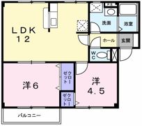 スカイハイツ王塚台の間取り画像