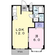 エルディム堰西の間取り画像