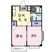 さくらハイツBの間取り画像